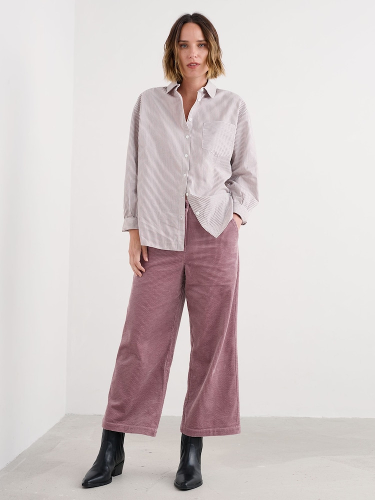 Seasalt Cornwall Purple Asphodel Cord Trousers - Image 2 of 5