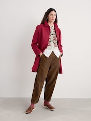 Seasalt Cornwall Pink Wood Cabin Coat - Image 1 of 5