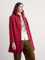 Seasalt Cornwall Pink Wood Cabin Coat - Image 2 of 5