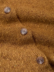 Seasalt Cornwall Orange Dawson Pick Cardigan Made With Merino - Image 5 of 5