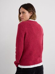 Seasalt Cornwall Red Dawson Pick Jumper - Image 2 of 5
