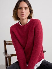 Seasalt Cornwall Red Dawson Pick Jumper - Image 3 of 5