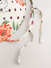 Polka Dot Floral Oversized Bucket Hat - Image 3 of 3