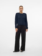 Grün - VERO MODA Button Down Round Neck Cardigan - Bild 5 von 6