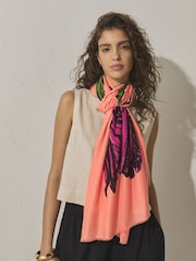 Coral Pink Tulip - Eșarfă subțire - Imaginea 3 din 6