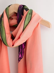 Coral Pink Tulip - Eșarfă subțire - Imaginea 5 din 6