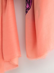 Coral Pink Tulip - Eșarfă subțire - Imaginea 6 din 6