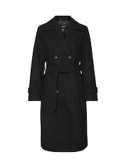 VERO MODA Black Belted Trenchcoat - Image 4 of 4