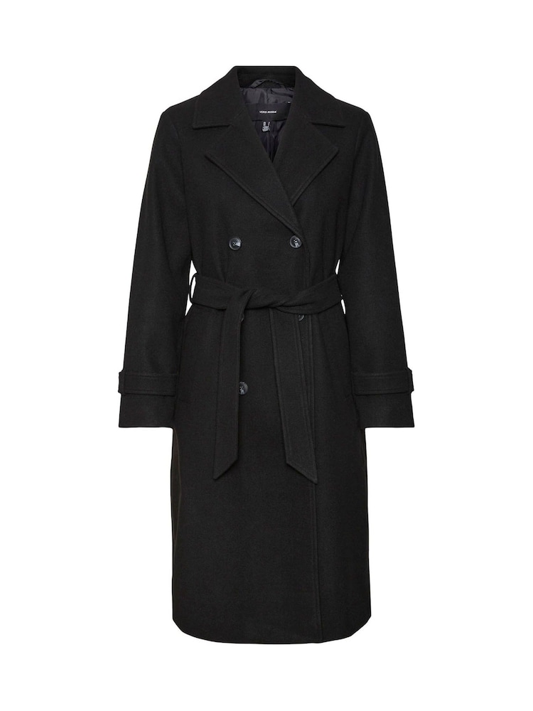 VERO MODA Black Belted Trenchcoat - Image 4 of 4
