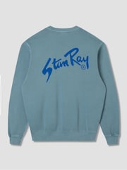 Stan Ray Blue Original Logo Crew Neck Polo Shirt - Image 2 of 5