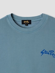 Stan Ray Blue Original Logo Crew Neck Polo Shirt - Image 3 of 5