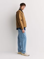 Stan Ray Blue Wide 5 Mid Stone Denim Jeans - Image 2 of 8