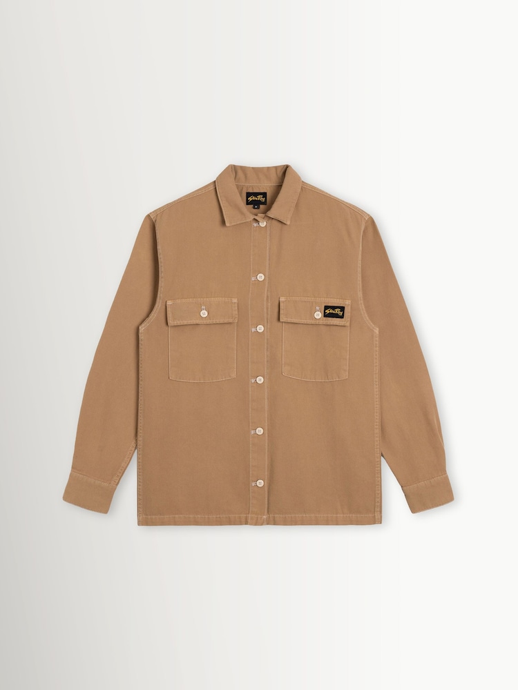 Stan Ray Natural Button Through Overshirt - Image 1 of 5