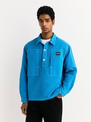 Stan Ray Blue Painters Pop Overshirt - Image 2 of 9
