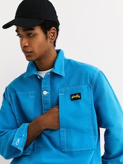 Stan Ray Blue Painters Pop Overshirt - Image 8 of 9