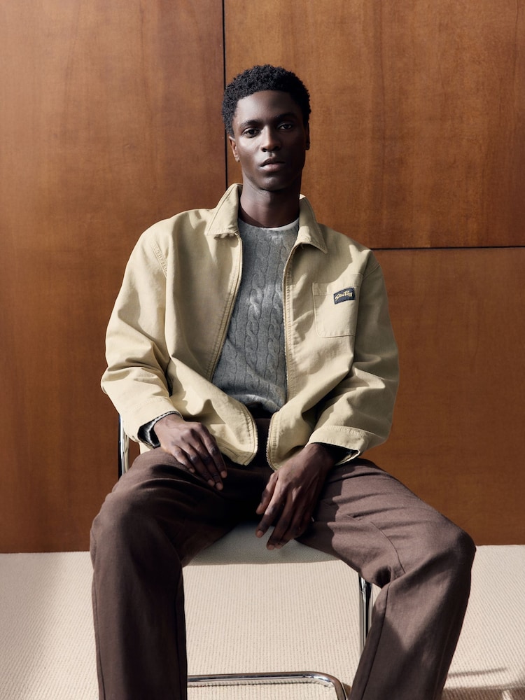 Stan Ray Natural Zip Front Cord Overshirt - Image 1 of 1