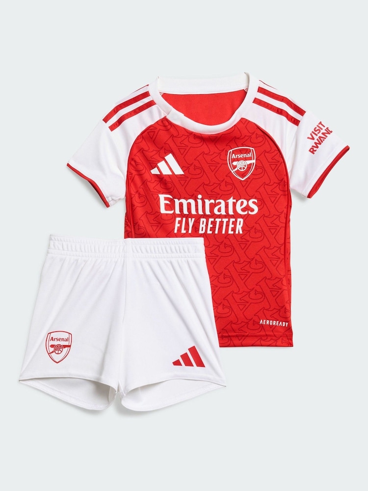 adidas Red Arsenal 25/26 Home Baby Kit - Image 1 of 6 adidas Red Arsenal 25/26 Home Baby Kit - Image 1 of 6