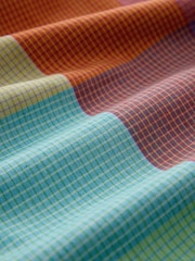 mehrfarbig kariert - Bandeau Shirred Body Midi Dress - Bild 6 von 7