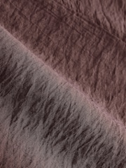 Chocolate Brown Bandeau Shirred Body Midi Dress - Image 3 of 3