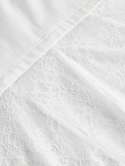 White La Dolce Vita Graphic 2 in1 Midi Lace T-Shirt Dress - Image 7 of 9