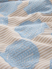 Blue Shell Ruched Bandeau Midi Dress - Image 3 of 3