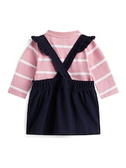 Tommy Hilfiger Corduroy Dungaree Dress And Top Gift Set - Imagen 2 de 2