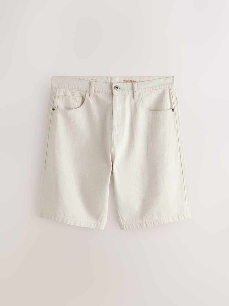 Ecru - ខោខ្លី Denim - រូបភាព 1 នៃ 5