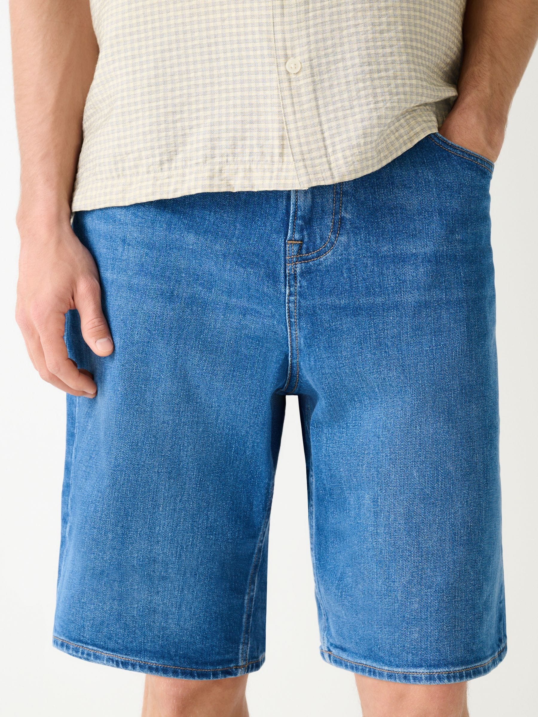 Buy Bright Blue Denim Jort Shorts from Next South Africa