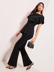 Friends Like These Black Belted Top - Image 3 of 5