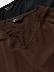 Friends Like These Black/Brown Tunics 2 Pack - Image 5 of 5