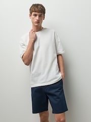 Black/Ink Blue/Charcoal Straight Fit Stretch Chino Shorts 3 Pack - Image 12 of 12