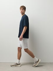 سفید - سلم فٹ - Stretch Chino Shorts - تصویر 4 از 6