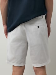 سفید - سلم فٹ - Stretch Chino Shorts - تصویر 5 از 6