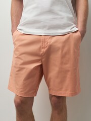 Fersken - Rett passform - Stretch Chino-shorts - Bilde 1 av 5
