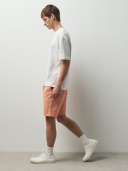 Fersken - Rett passform - Stretch Chino-shorts - Bilde 5 av 5