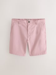 Pink Slim Fit Stretch Chino Shorts - Image 7 of 11