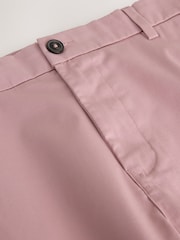 Pink Slim Fit Stretch Chino Shorts - Image 8 of 11