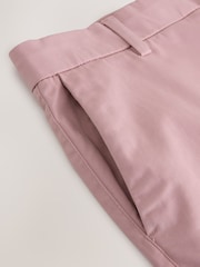 Pink Slim Fit Stretch Chino Shorts - Image 9 of 11
