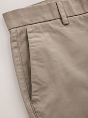 Light Brown Skinny Fit Stretch Chino Shorts - Image 3 of 5
