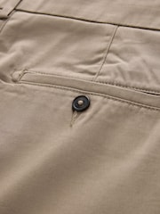 Light Brown Skinny Fit Stretch Chino Shorts - Image 8 of 9
