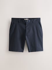 Navy/Stone Straight Fit Stretch Chino Shorts 2 Pack - Image 2 of 5