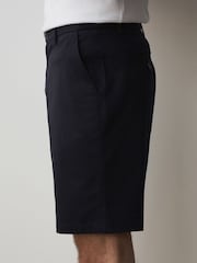 Tamsiai mėlyna/akmens spalvos - Tiesaus kirpimo - Tamprios chino šortai 2 pakuotė - 6 paveikslėlis iš 11