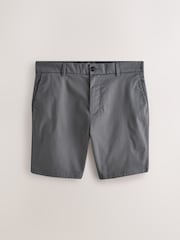 Navy/Stone/Light Grey/Charcoal Slim Fit Stretch Chino Shorts 4 Pack - Image 9 of 12