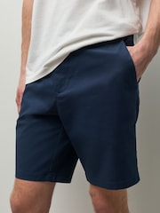 Ink Blue/Bone Slim Fit Stretch Chino Shorts 2 Pack - Image 4 of 11