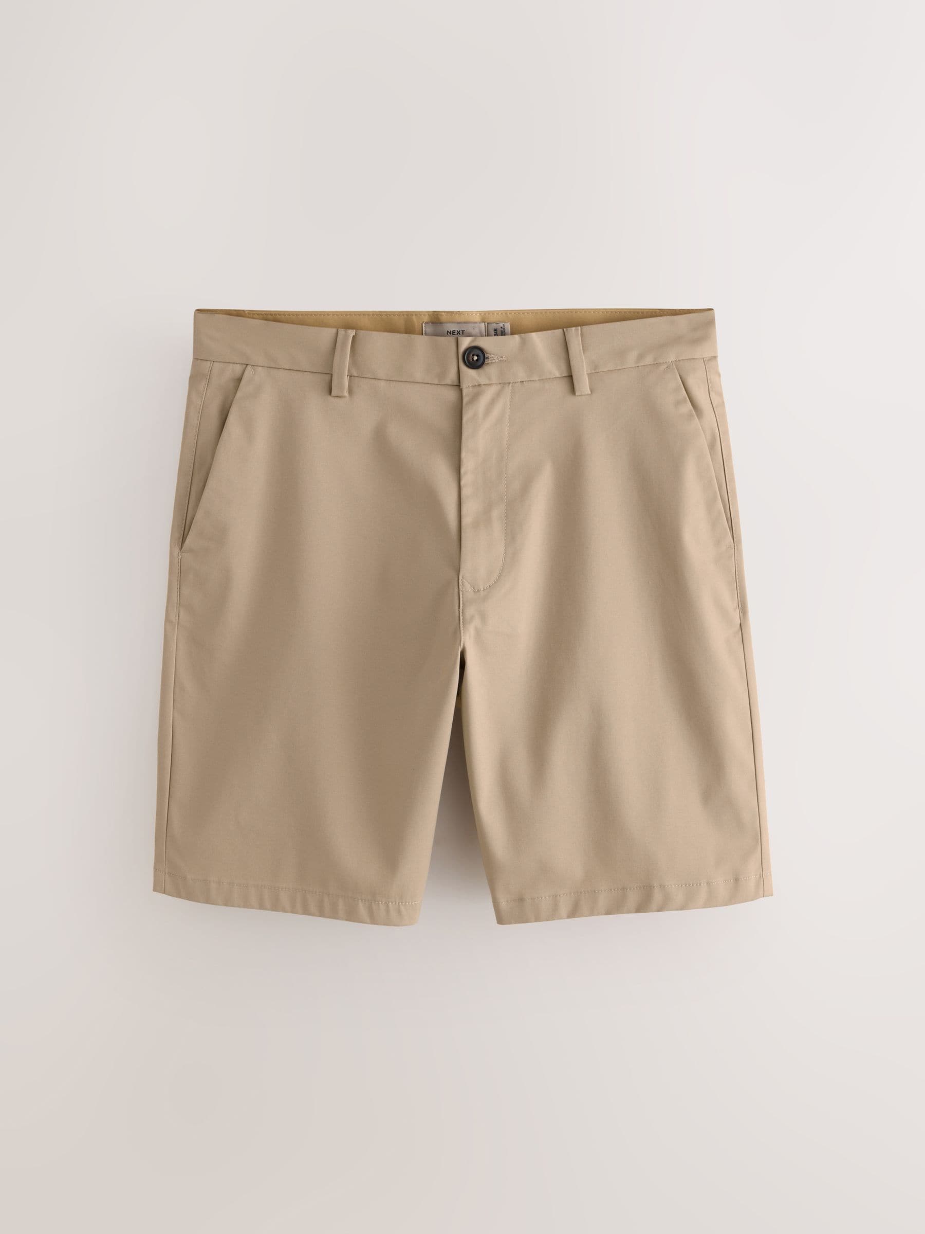 Buy Stone Straight Fit Stretch Chino Shorts from Next USA
