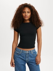 Cotton On Black All Day Crew T-Shirt - Image 1 of 4