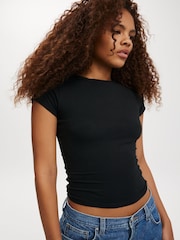 Cotton On Black All Day Crew T-Shirt - Image 4 of 4