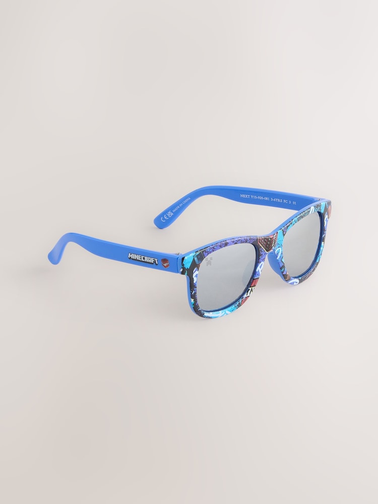 Blue Minecraft Sunglasses - Image 1 of 3 Blue Minecraft Sunglasses - Image 1 of 3