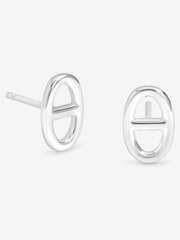 Simply Silver 925 Sterling Silver Polished Marine Stud Earrings - Image 3 of 3