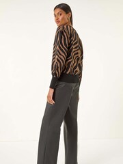 Roman Animal Stripe Knit Jumper - Imagem 3 de 5